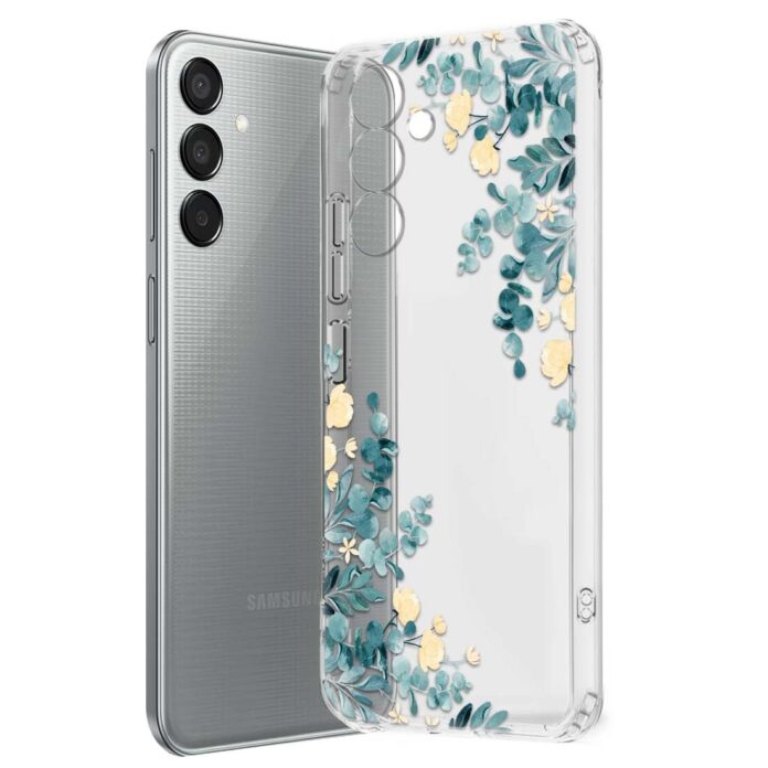 Nainz Silicone Designer Case for Samsung Galaxy M15 5G Back Cover for Samsung Galaxy M15 5G Printed Back Cover -D0153, Multicolor