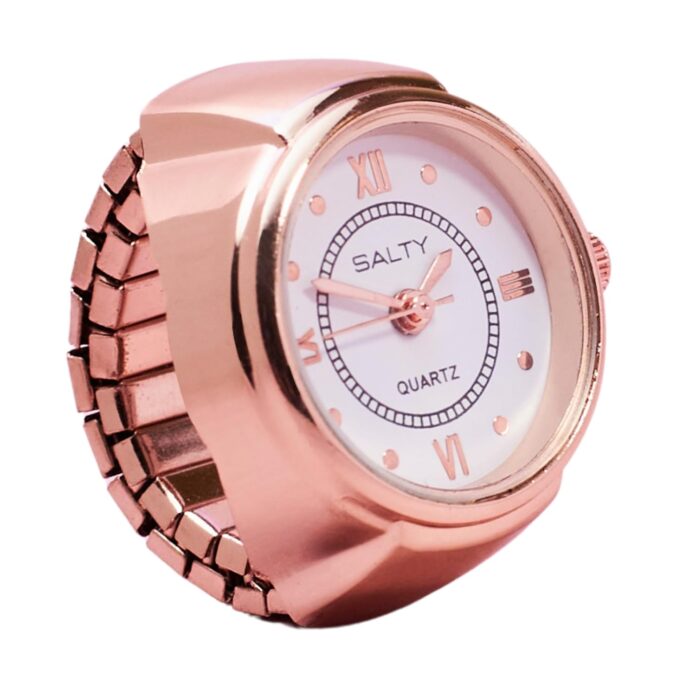 SALTY Ring Watch for Women & Girls | 6 Months Warranty | Stylish Stretchable | Anniversary, Engagement, Birthday & Everyday Wear Gift