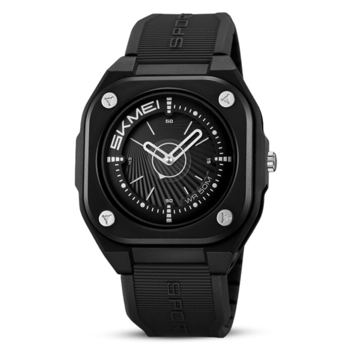 SKMEI Men's Quartz Watch – Stylish & Durable Sports Watch, 30M Water-Resistant, Silicone Band, Casual & Outdoor Wristwatch - 2329
