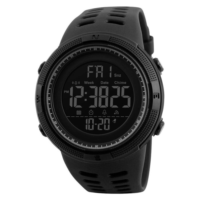 Shocknshop Outdoor Digital Sports Multi Functional Black Dial Watch for Men Boys