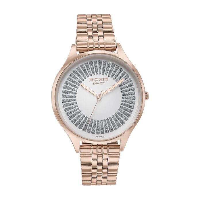Sonata Poze Analog Quartz White Dial Watch for Women