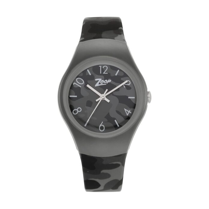 Zoop Kids Unisex Black Dial Nylon Analog Watch (Not assigned,Not Assigned)