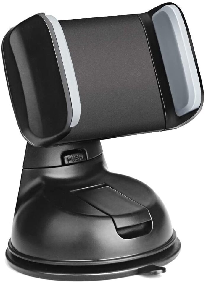 moxly Universal Silicone Sucker Long Neck Car Mobile Phone Holder Mount Stand Ultimate Reusable Suction Cup with 360 Degree Rotation for Car Windshield Dashboard (MXK-514)