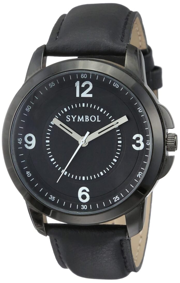 Amazon Brand - Symbol Spring-Summer'21 Analog Black Dial Men's Watch-AZ-SYM-SS21B-23C