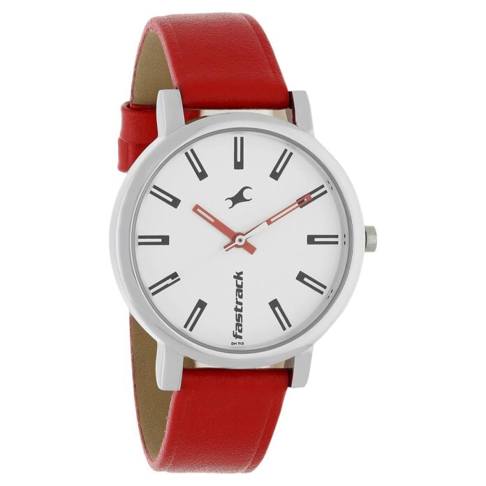 Fastrack Fundamentals Analog White Dial Women's Watch NM68010SL01/NN68010SL01