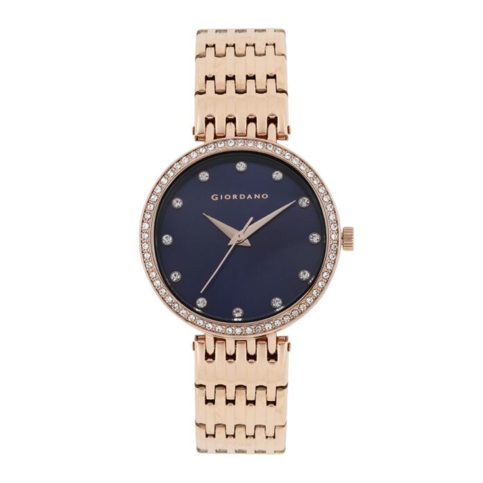 Giordano Analog Stylish Watch for Women Water Resistant Fashion Watch Round Shape with 3 Hand Mechanism Wrist Watch for Girls & Ladies to Compliment Your Look/Ideal Gift for Female - A2045