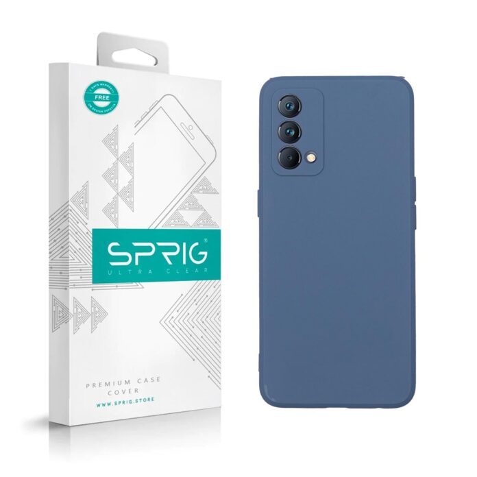 SPRIG Compatible with Realme GT Master Edition 5G Phone TPU Basic Premium Back Cover Drop Tested Shock Proof Mobile Case for Men, Women, Boys and Girls (Lavender Grey)