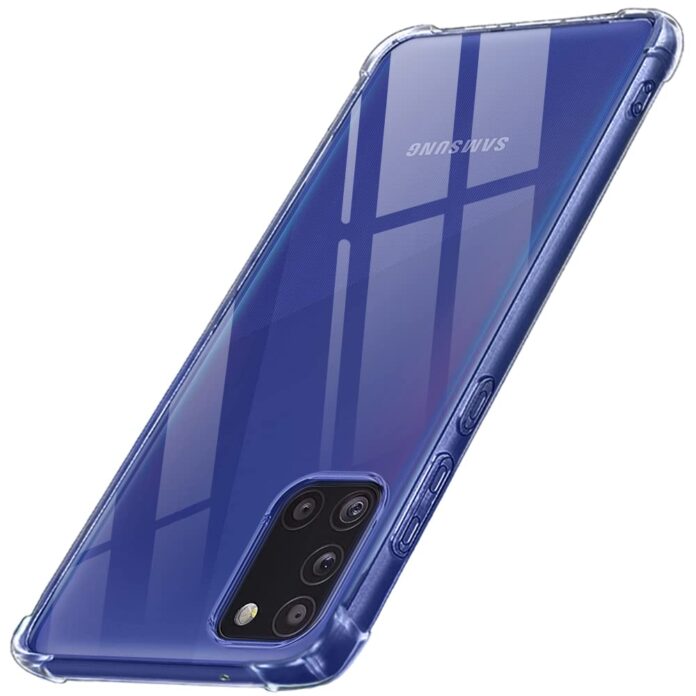 TheGiftKart Shockproof Clear Back Cover Case for Samsung Galaxy A31 | 360 Degree Protection | Hard Transparent Back Cover Case for Samsung Galaxy A31 (PC & TPU, Transparent Bumper)